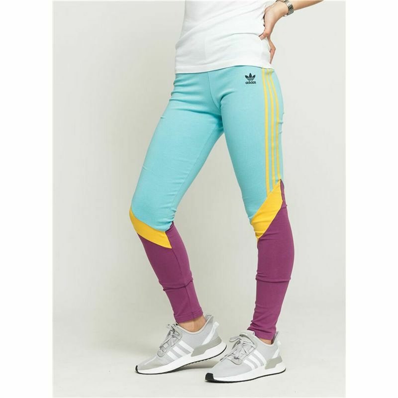 Image secondaire de Leggings de Sport pour Femmes Adidas High-Waisted Aigue marine