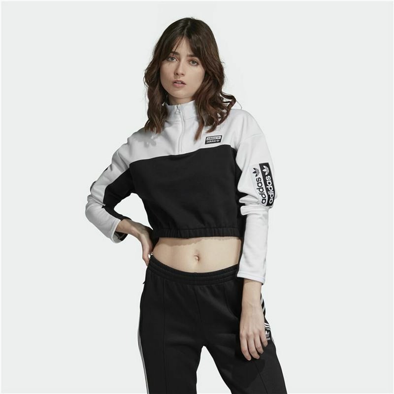 Image secondaire de T-Shirt à manches courtes femme Adidas Cropped Blanc