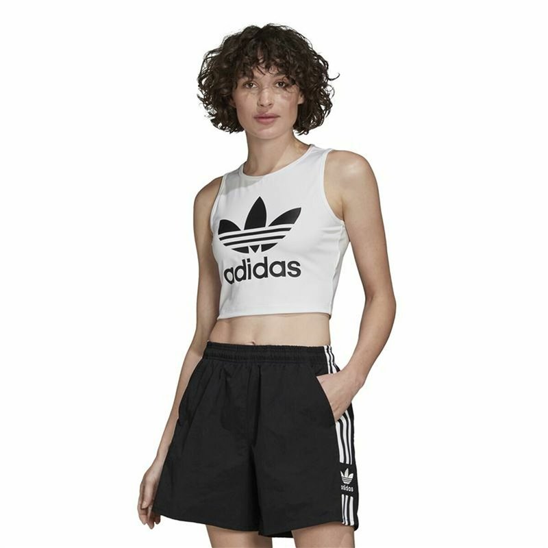 Maillot de Corps sans Manches pour Femme Adidas Tank Blanc