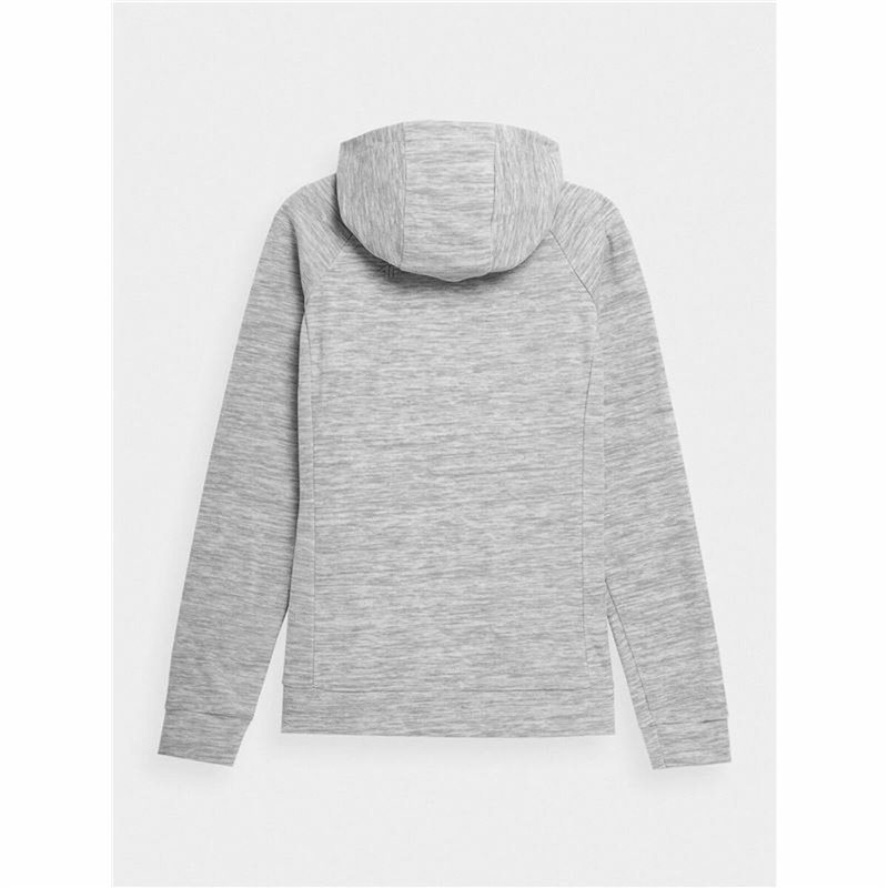 Image secondaire de Sweat à capuche femme 4F Fleece Gris