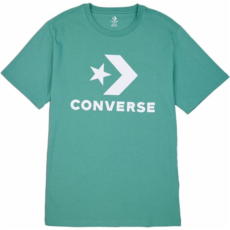 T-Shirt à manches courtes unisex Converse Standard Fit Center Front Large Vert