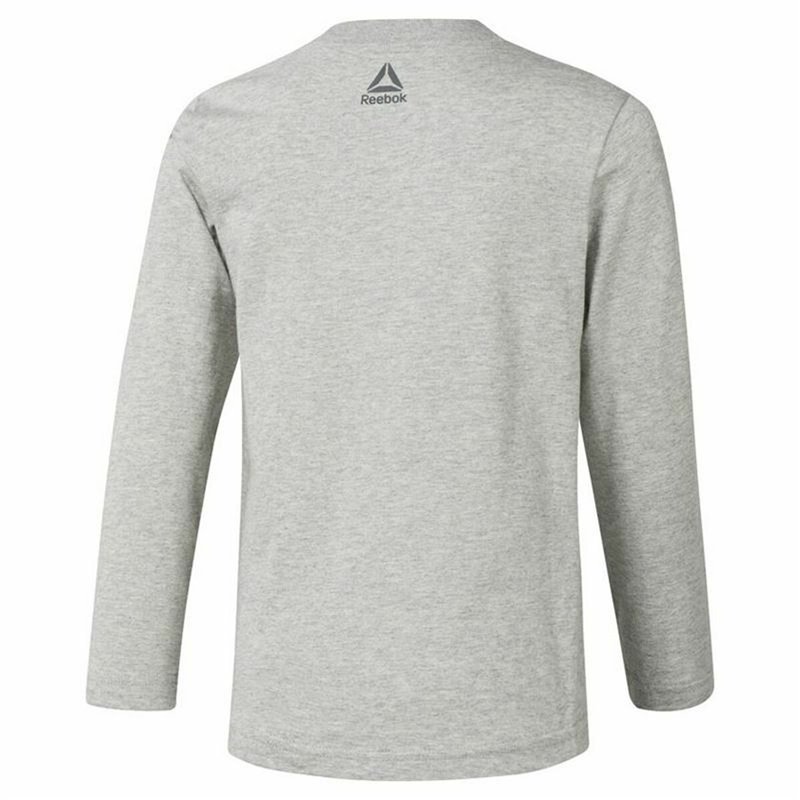 Image secondaire de T-Shirt à manches longues enfant Reebok Boys Training Essentials Gris clair