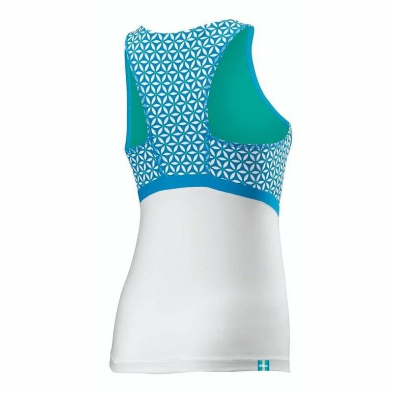 Image secondaire de Débardeur Femme Wilson Glamour Vert Réversible Tennis Bleu