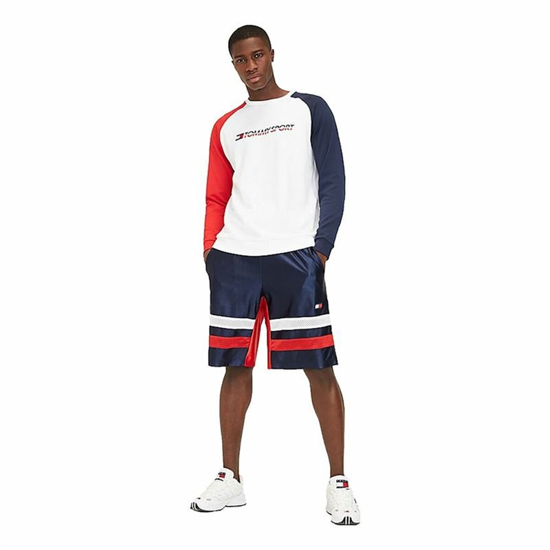 Image secondaire de Sweat sans capuche homme Tommy Hilfiger Knit Crew Blanc