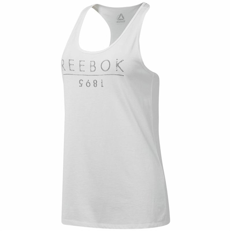 Maillot de Corps sans Manches pour Femme Reebok 1895 Race Blanc