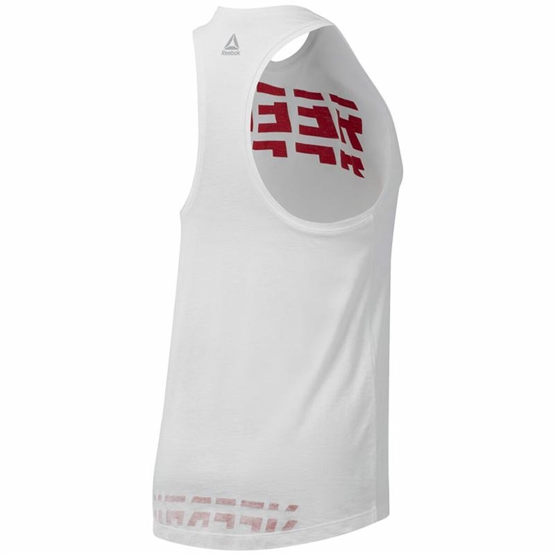 Image secondaire de Maillot de Corps sans Manches pour Femme Reebok Wor Meet You There Blanc