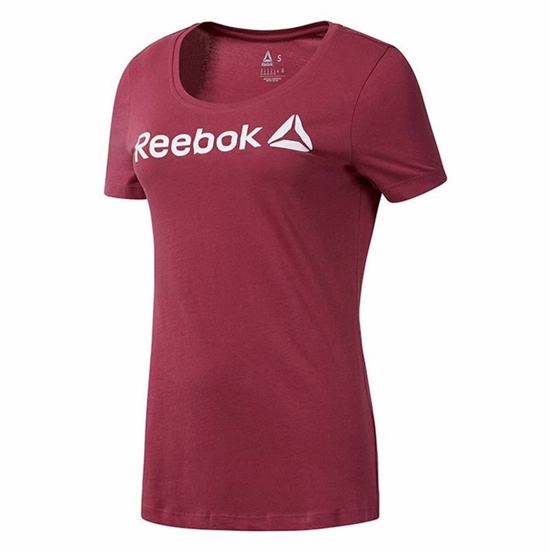 T-Shirt à manches courtes femme Reebok Linear Rose chaud