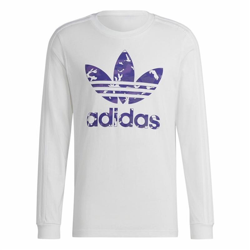 T-Shirt à manches longues homme Adidas Originals Camo STR Blanc