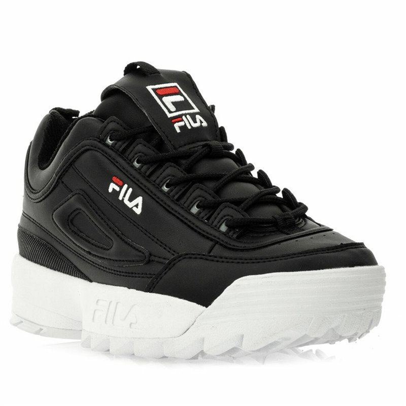 Image secondaire de Chaussures de sport pour femme Fila Sportswear Heritage Disruptor Low Noir