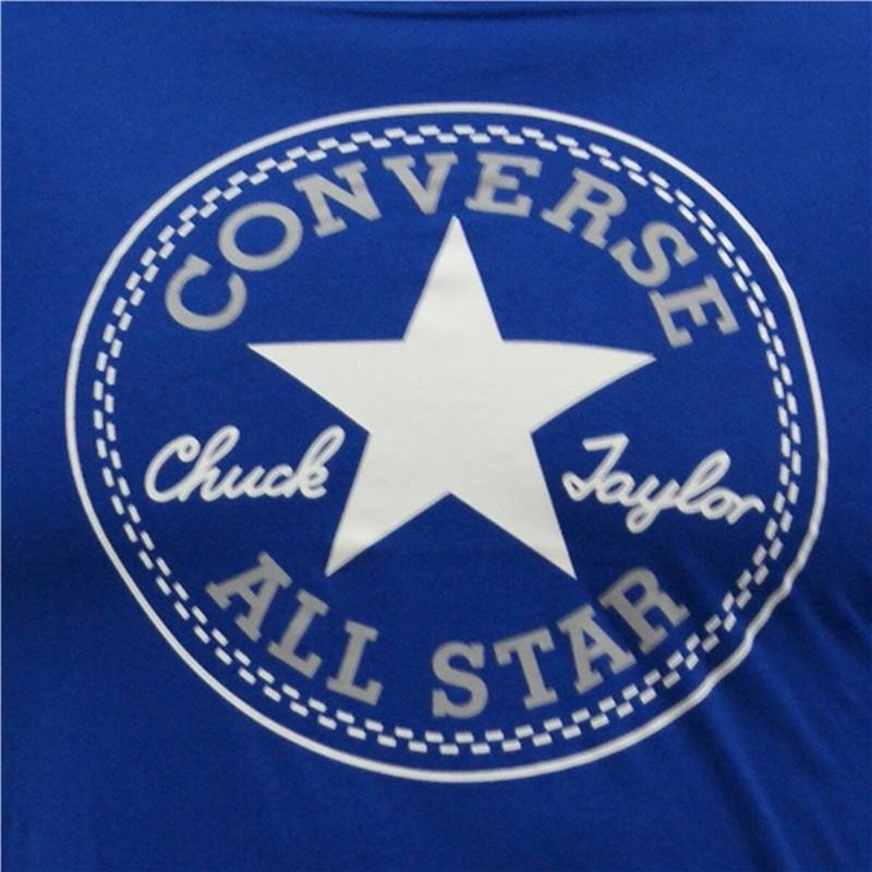 Image secondaire de T shirt à manches courtes Enfant Converse Core Chuck Taylor Patch Bleu