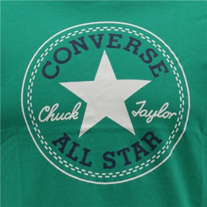 Image secondaire de T shirt à manches courtes Enfant Converse Core Chuck Taylor Patch Vert