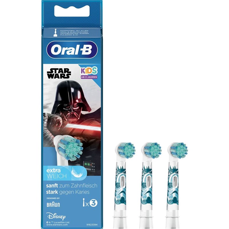 Oral-B Kids Star Wars 3 pièce(s) Blanc