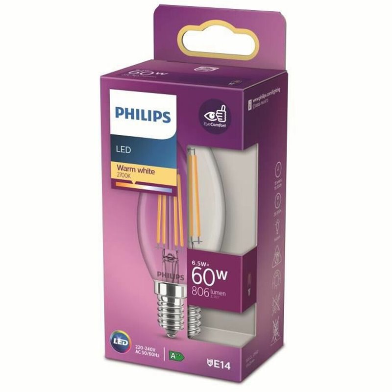 Philips Ampoule flamme et Lustre