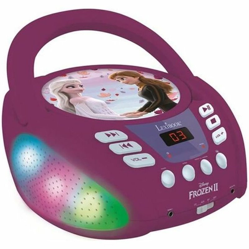 Lecteur Lexibook Frozen Lumière LED CD Enfant Bluetooth Bluetooth 5.0