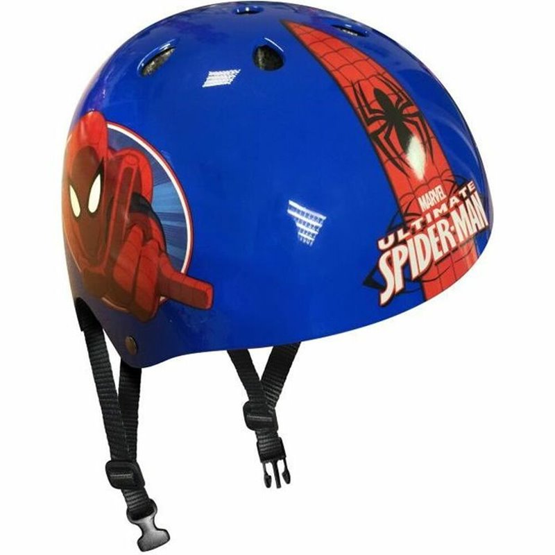 Casque Spiderman Stamp SM250102 Bleu Enfants