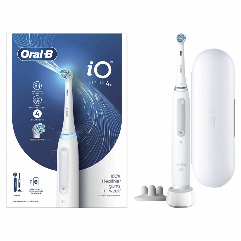 Image secondaire de Oral-B iO 4S Adulte Brosse à dents vibrante Blanc