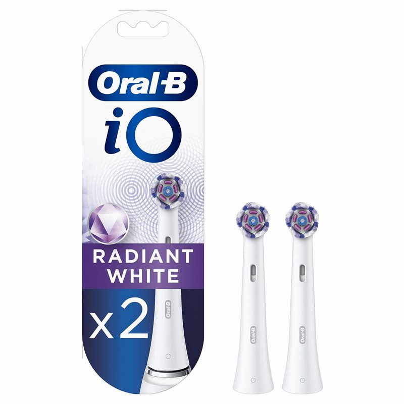 Oral-B iO Radiant White 2 pièce(s) Blanc