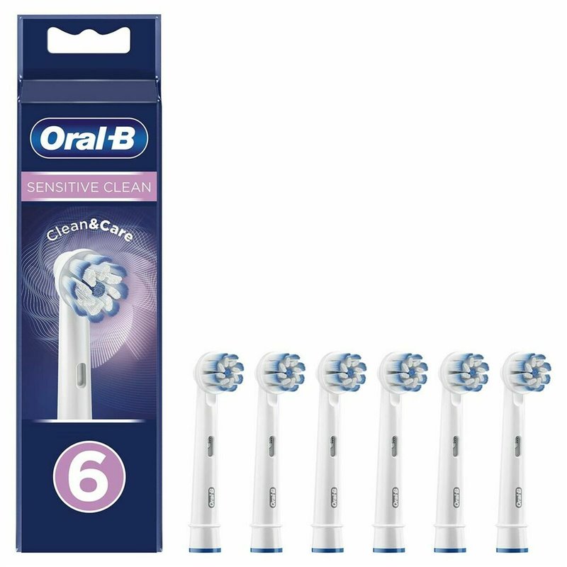 Oral-B Sensitive Clean 80339506 tête de brosses 6 pièce(s) Blanc