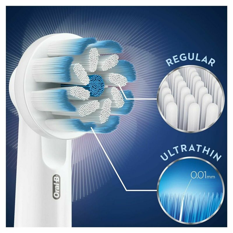 Image secondaire de Oral-B Sensitive Clean 80339506 tête de brosses 6 pièce(s) Blanc