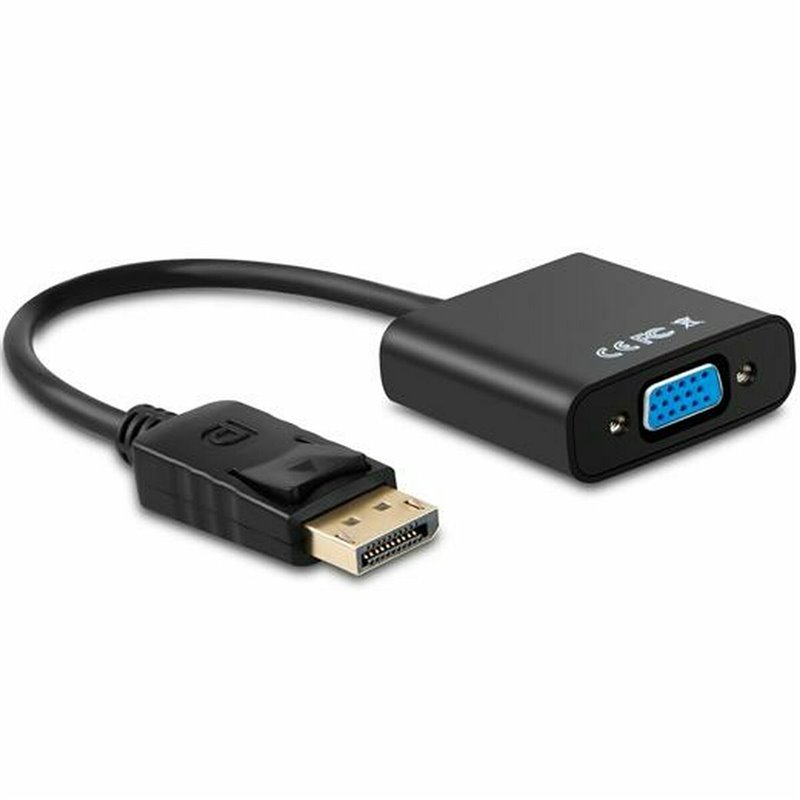 Aisens A125-0367 câble vidéo et adaptateur DisplayPort SVGA Noir