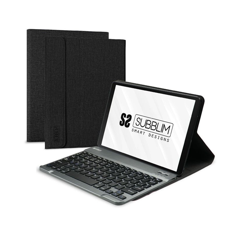 Housse pour Tablette et Clavier Subblim SUBKT3-BTS055 Noir Espagnol Qwerty 10,5