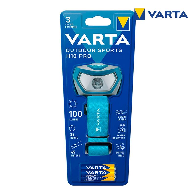 Varta 16650 101 421 torche et lampe de poche Couleur aqua Lampe frontale LED