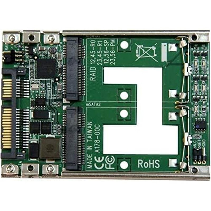 Image secondaire de Startech.com Adaptateur RAID double mSATA SSD vers SATA 2,5