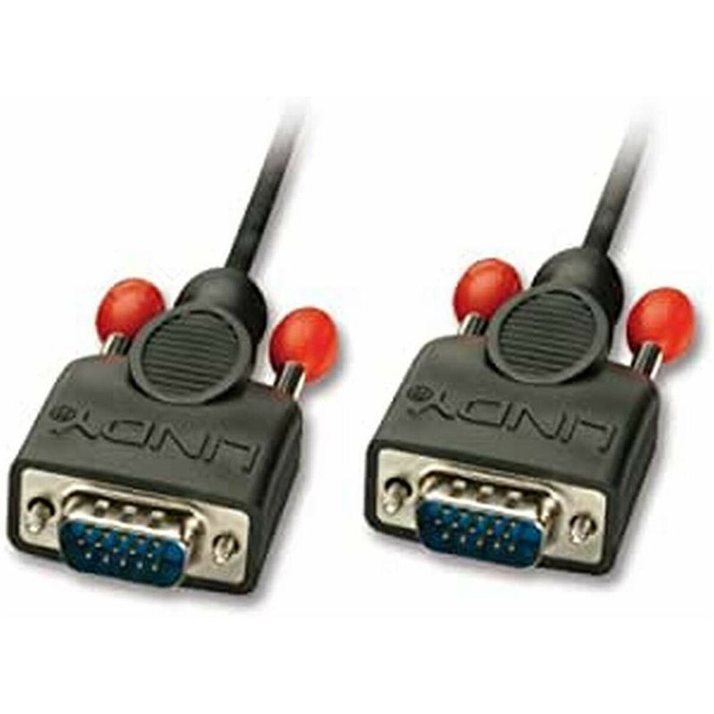 Lindy 2m HD15 câble VGA VGA (D-Sub) Noir