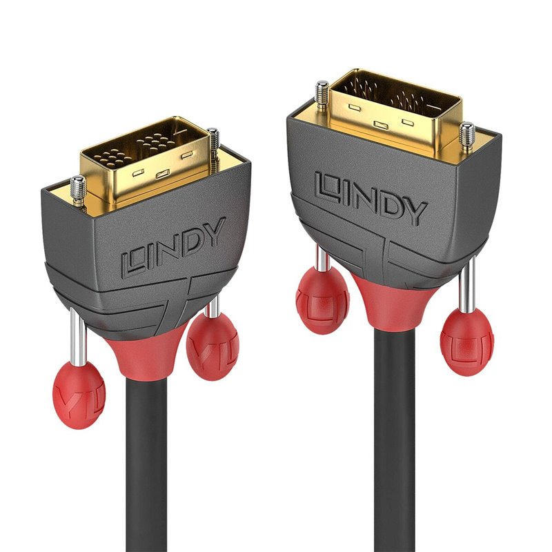 Lindy 36241 câble DVI 15 m DVI-D Noir