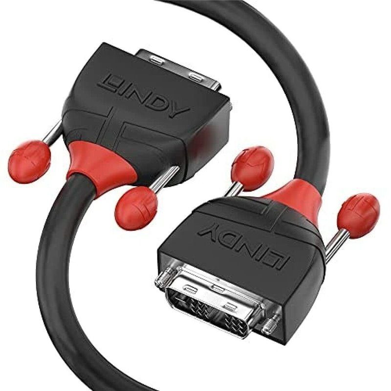 Lindy 36252 câble DVI 2 m DVI-D Noir