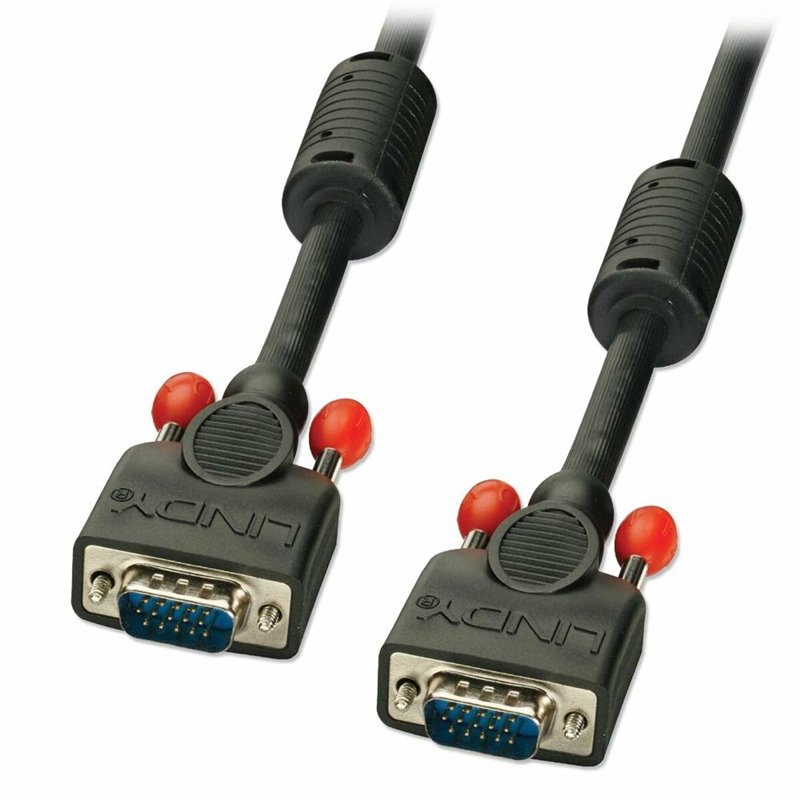 Lindy 36380 câble VGA 30 m VGA (D-Sub) Noir