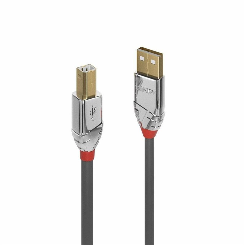Lindy 36645 câble USB 7,5 m USB 2.0 USB A USB B Gris