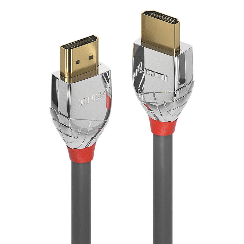 Lindy 37871 câble HDMI 1 m HDMI Type A (Standard) Gris, Argent