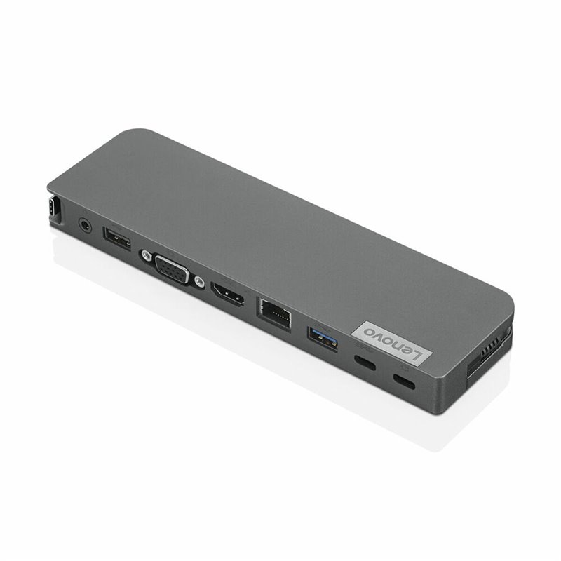 Image secondaire de Lenovo USB-C Mini Dock Avec fil USB 3.2 Gen 1 (3.1 Gen 1) Type-C Gris