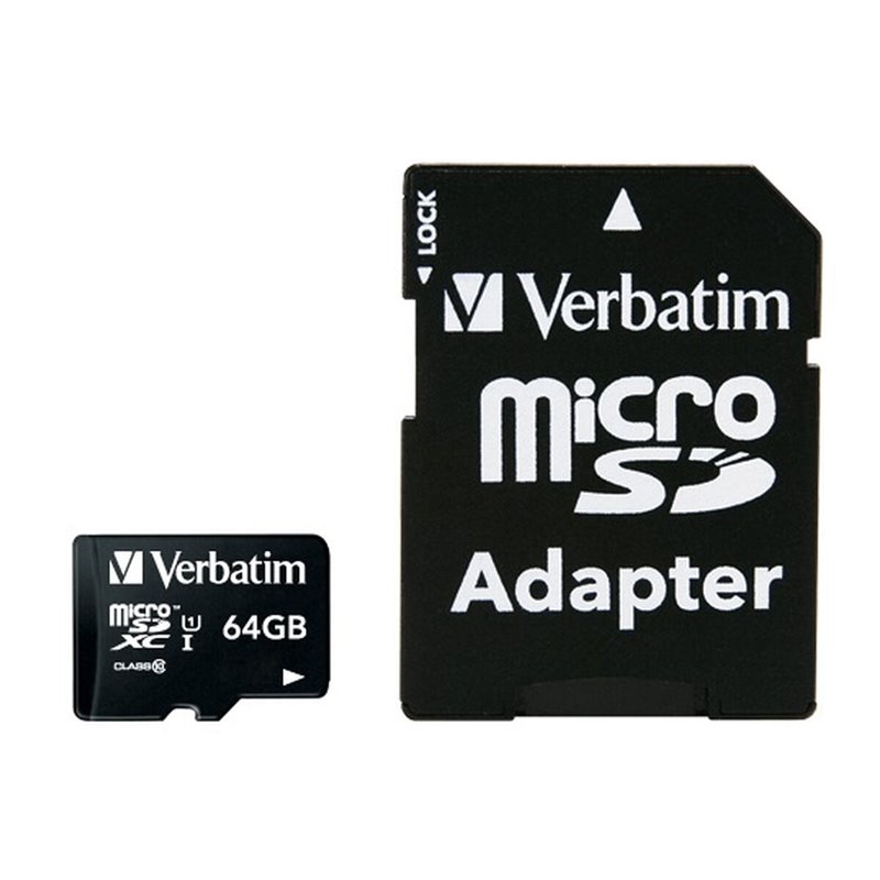 Verbatim Premium 64 Go MicroSDXC Classe 10