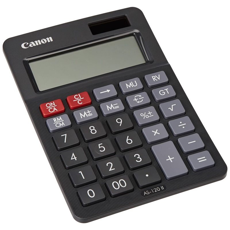 Canon AS-120 II calculatrice Bureau Calculatrice à écran Noir