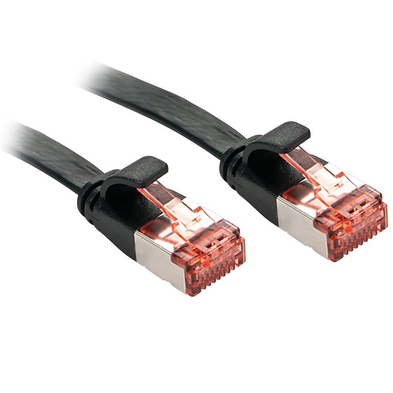 Lindy RJ45 Cat.6 U/FTP 5m câble de réseau Noir Cat6 U/FTP (STP)