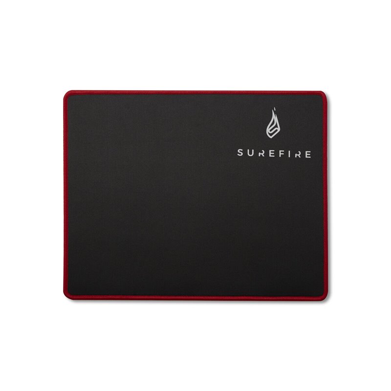 Surefire Silent Flight 320 Tapis de souris de jeu Noir, Rouge