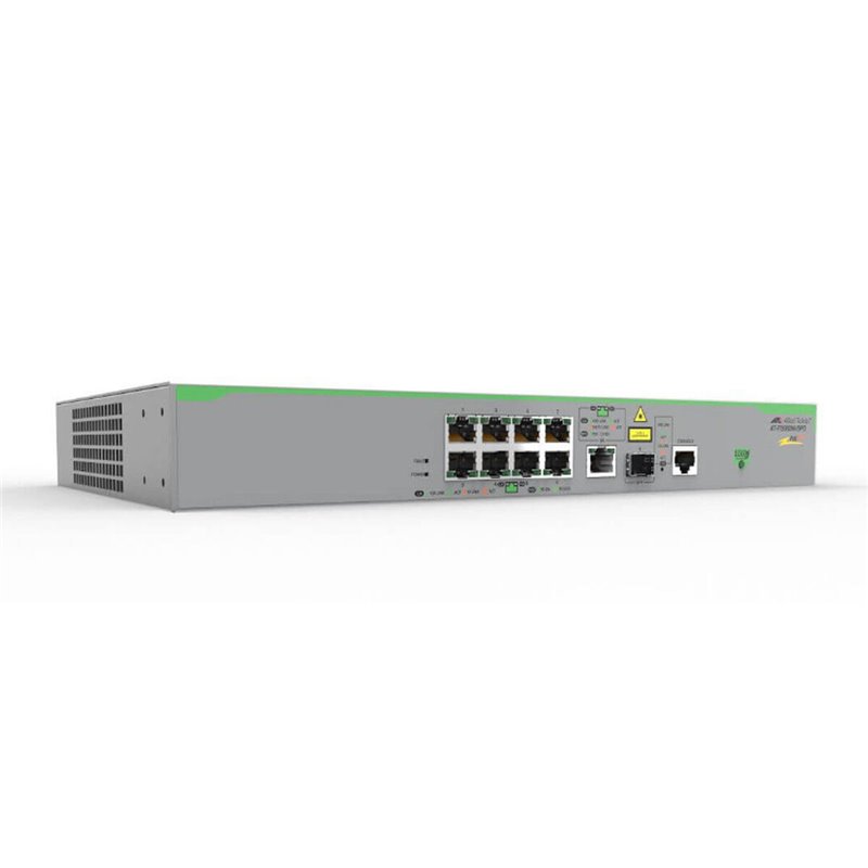 Allied Telesis AT-FS980M/9PS-50 Géré Fast Ethernet (10/100) Connexion Ethernet, supportant l'alimentation via ce port (PoE) Gris