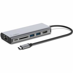 Hub USB Belkin AVC008BTSGY Gris 99,99 €