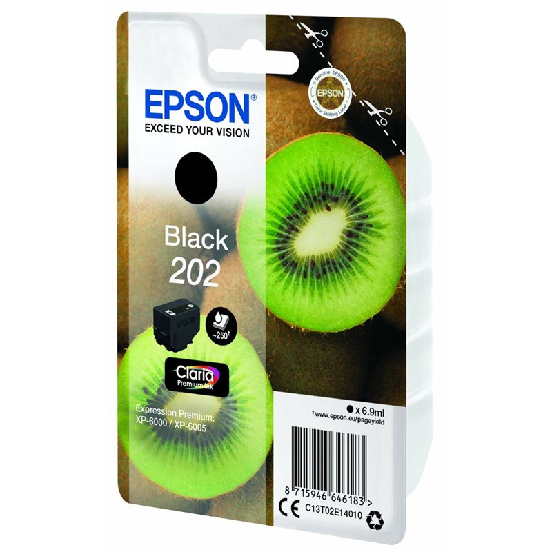 Epson Kiwi Singlepack Black 202 Claria Premium Ink