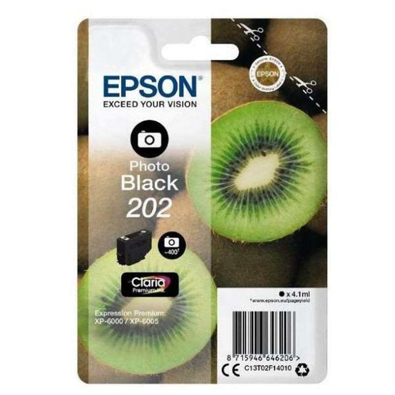 Image secondaire de Epson Kiwi Singlepack Photo Black 202 Claria Premium Ink