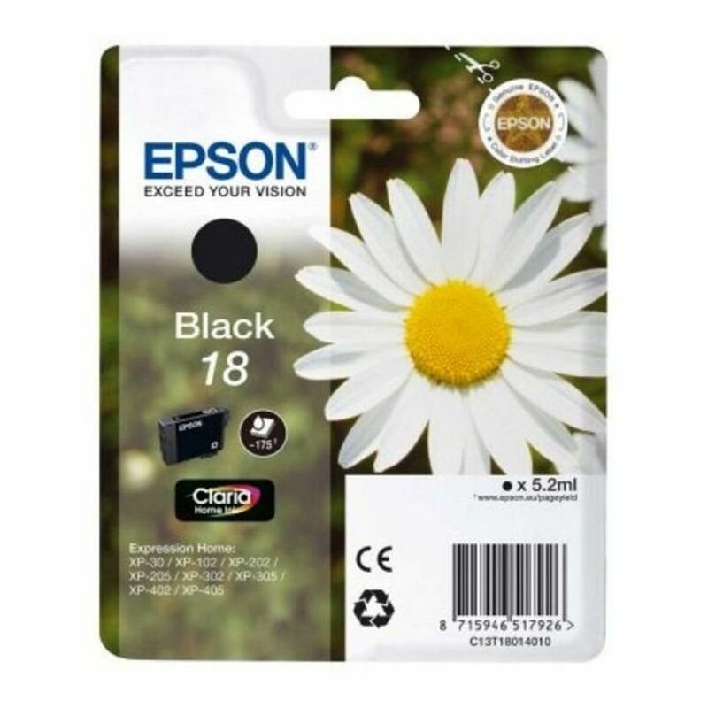 Cartouche d'encre originale Epson C13T18014022 Noir