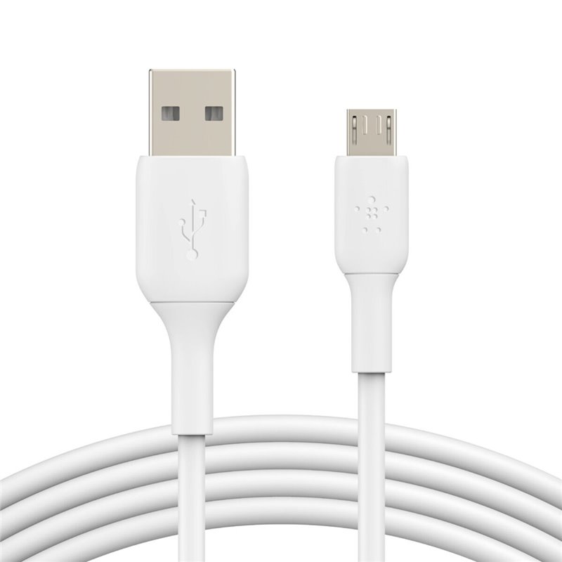 Belkin Boostcharge câble USB 1 m USB A Micro-USB B Blanc