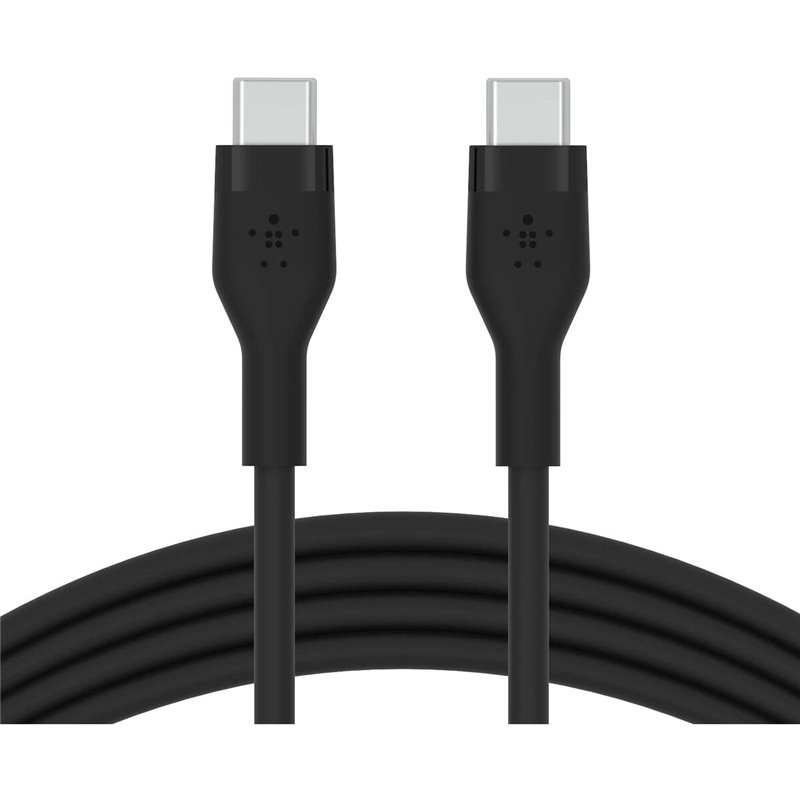 Belkin Boostcharge Flex câble USB 3 m USB 2.0 USB C Noir