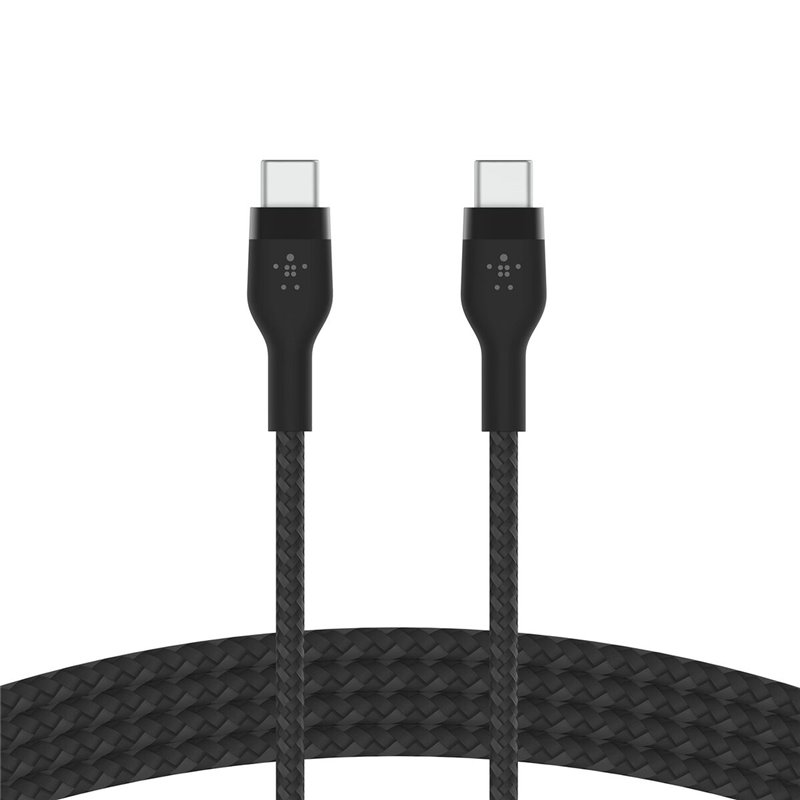 Belkin Boostcharge PRO Flex câble USB 2 m USB 2.0 USB C Noir