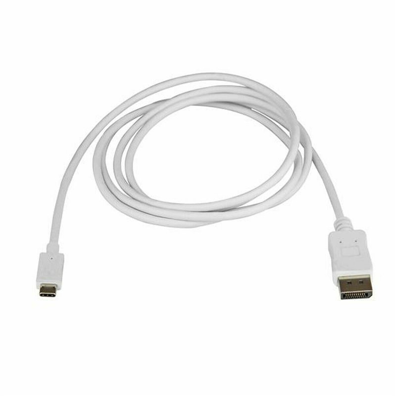 Image secondaire de Startech.com Câble adaptateur USB C vers DisplayPort de 1,8 m - 4K 60 Hz - Blanc