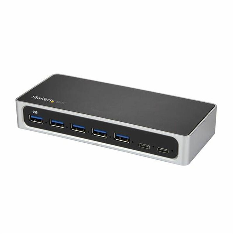 Startech.com Hub USB-C à 7 ports avec alimentation externe - USB Type-C vers 5x USB A et 2x USB-C - USB 3.0 - 5Gbps