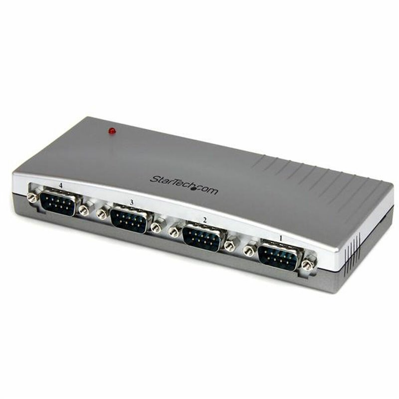 Startech.com Hub série RS232 à 4 ports - Adaptateur USB vers 4x DB9 RS232 alimenté par bus