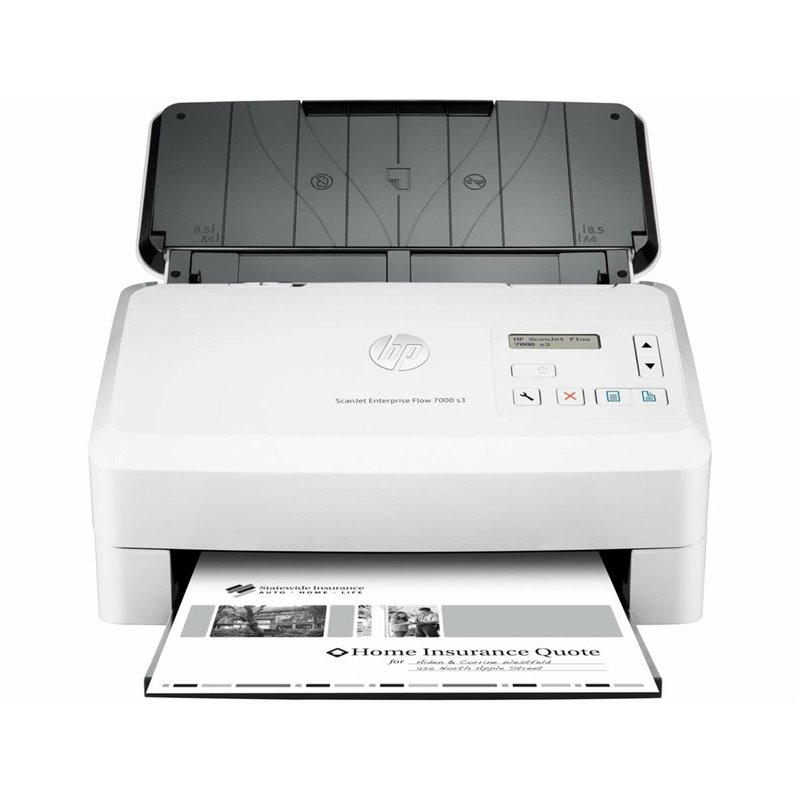 HP Scanjet Enterprise Flow 7000 s3 Alimentation papier de scanner 600 x 600 DPI A4 Blanc